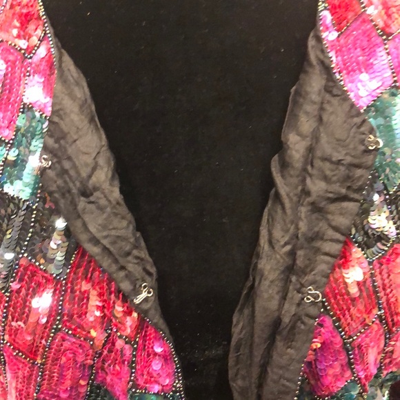 Sequin cardigan party Prism Y2K disco - Picture 3 of 8